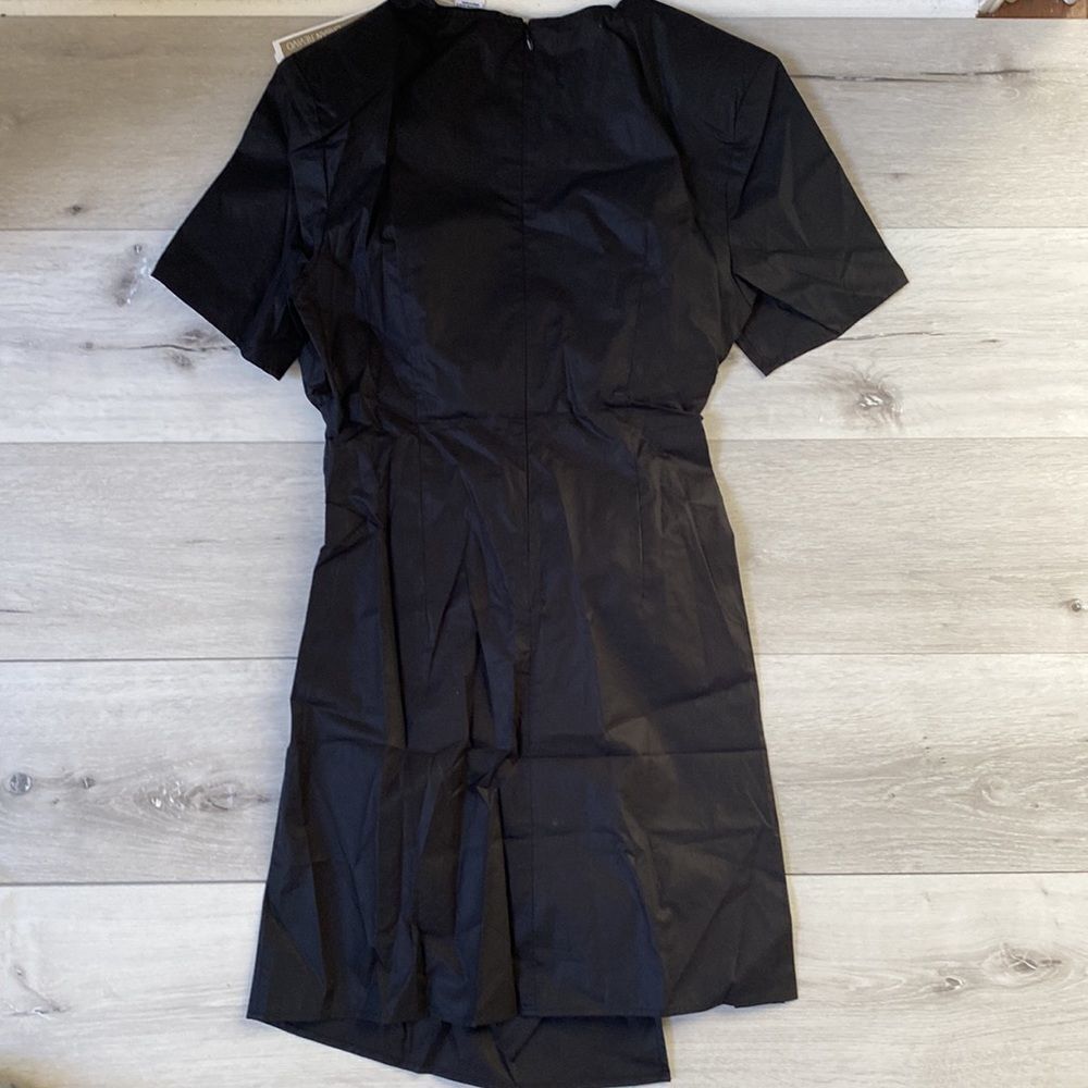 Urban Revivo Black Dress Size 6 Slit Side Nwt — image 6 of 6